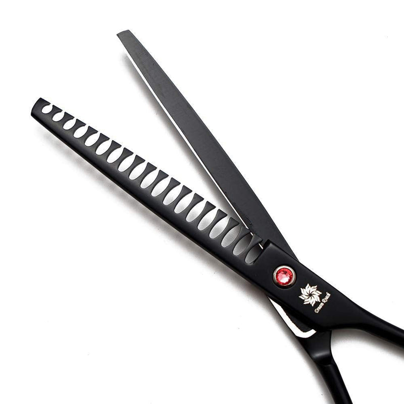 Dream Reach Professional Pet 7.0 Inches Cat Dog Grooming Shears Scissors, Straight, Curved, Thinning/Blending/Chunking Scissors Kit Chunker Shear - BeesActive Australia