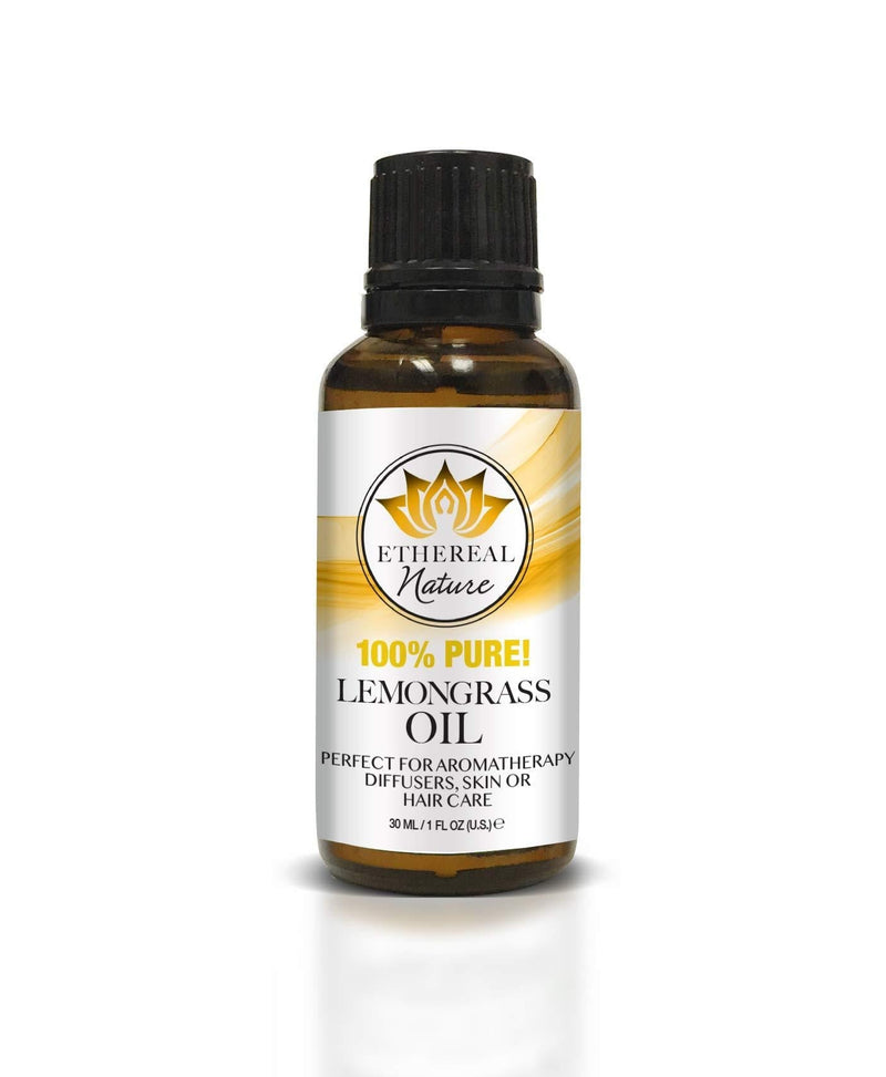 Ethereal Nature 100 Pure Oil Lemongrass 30 Ml, clear, 1.01 fl Ounce - BeesActive Australia