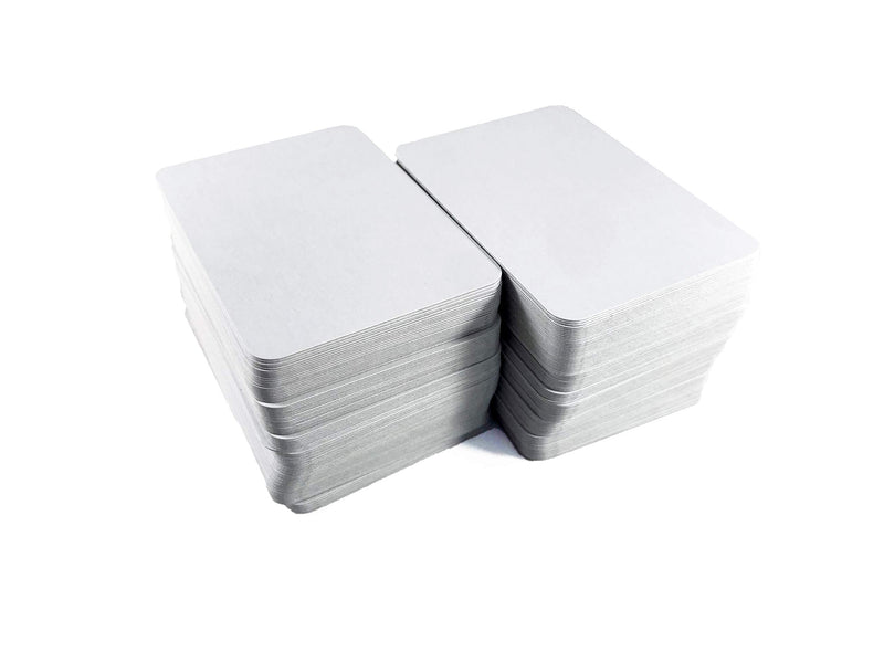 Miniature Blank Playing Cards (Matte Finish) 200 Blank Cards, 2.5" x 1.75", Half Size Poker Cards, Flash Cards, Board Game Cards - BeesActive Australia