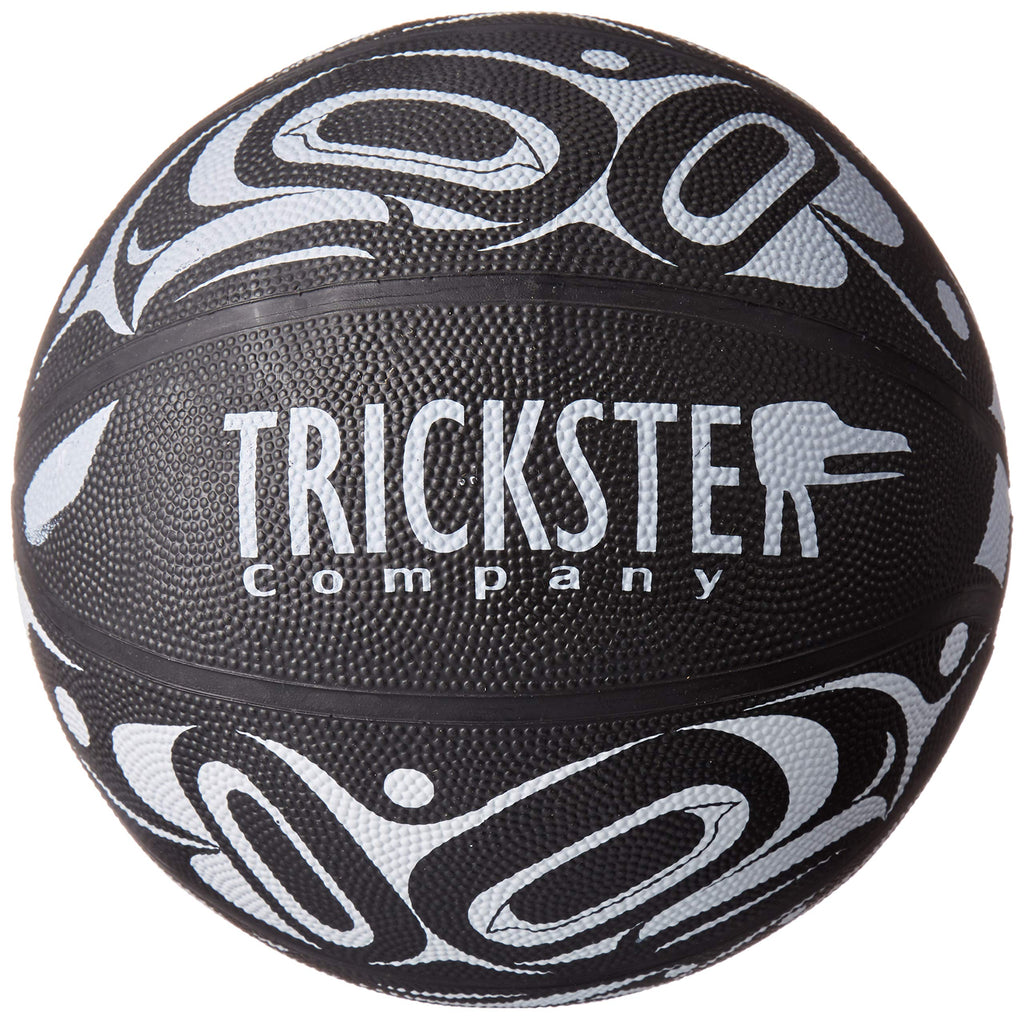 Trickster Company Northwest Coast Native Art Basketball - 1:1 Basketball (Black/White Size 7) - BeesActive Australia