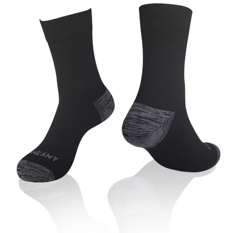 Waterproof Socks Tanzant Breathable men's hiking waterproof socks for men cycling kayaking Skiing Trekking X-Large Black Cotton - BeesActive Australia