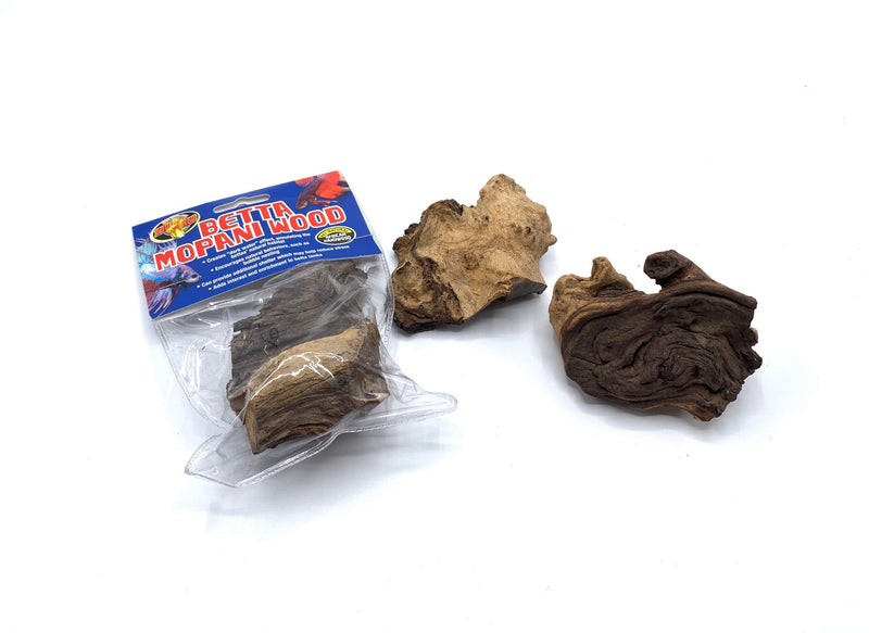 Zoo Med Betta Mopani Wood Fish Aquarium Terrarium Decoration to Create “Dark Water” Effect BA10 (Pack of 3) - BeesActive Australia