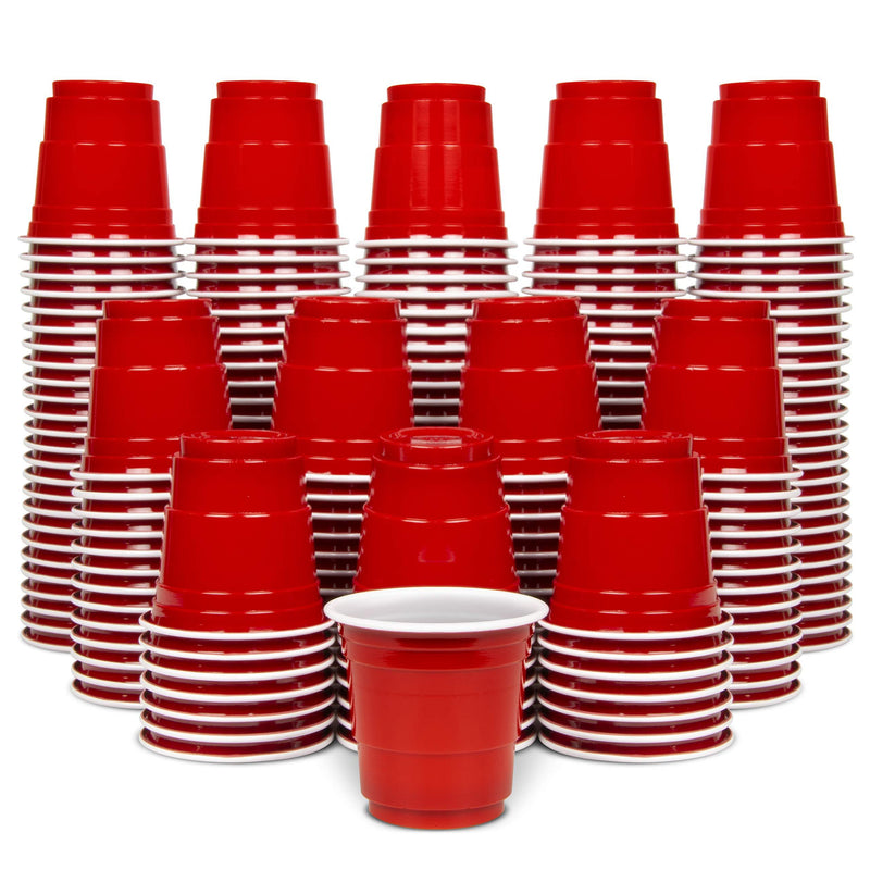 GoPong 2oz Plastic Shot Cups | Pack of 200 | Disposable Mini 2oz Party Cups - BeesActive Australia