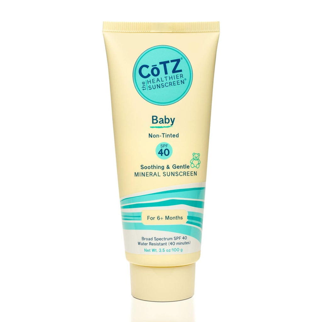 CoTZ Baby Soothing & Gentle Mineral Sunscreen; Broad Spectrum SPF 40; Non-Tinted; For 6+ Months 3.5 oz / 100 g. - BeesActive Australia