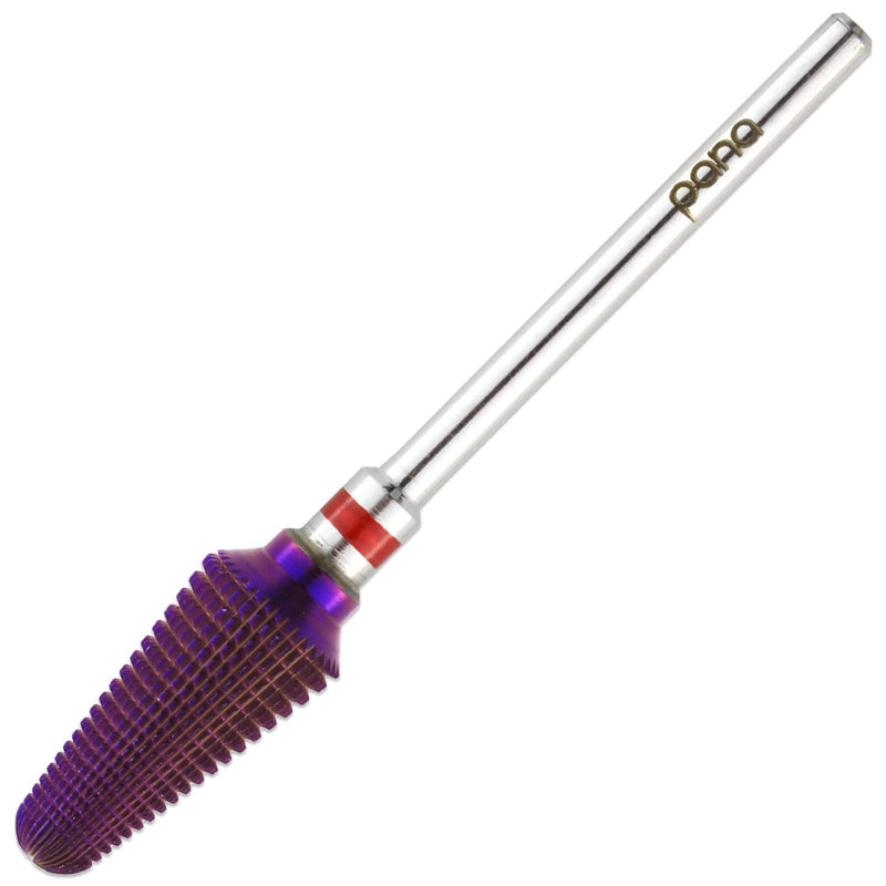 PANA Purple Tornado Nail Carbide Bit – Two Way Rotate Use for Both Left to Right Handed – 3/32” Shank -Fast Remove Acrylic or Hard Gels (Purple, Fine - F) - BeesActive Australia