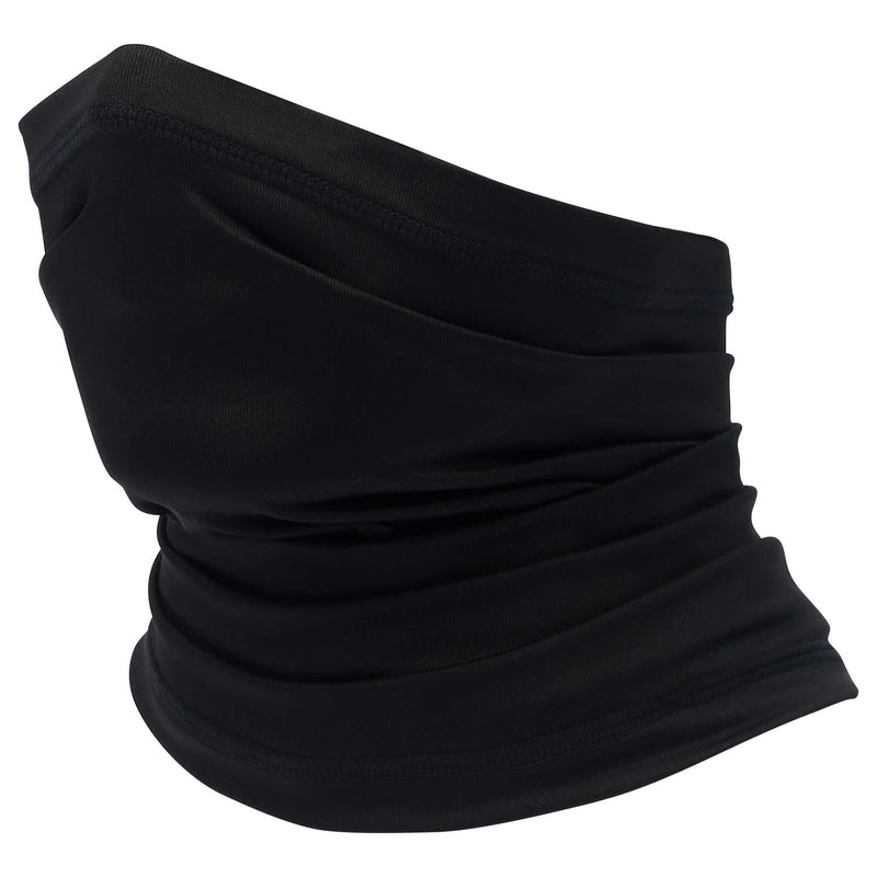[AUSTRALIA] - Neck Gaiter Face Scarf Mask Face Cover Breathable Neck Cover for Cycling Hiking Fishing Outdoors Black--1 