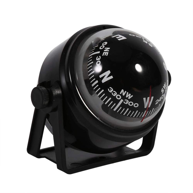 fo sa Multi-Purpose Digital Compass, Voyager Bracket Mount Compass Sea Marine Bracket Mount Compass Voyager Outside Fits Car Boat Caravan Truck Watercraft(Black) - BeesActive Australia