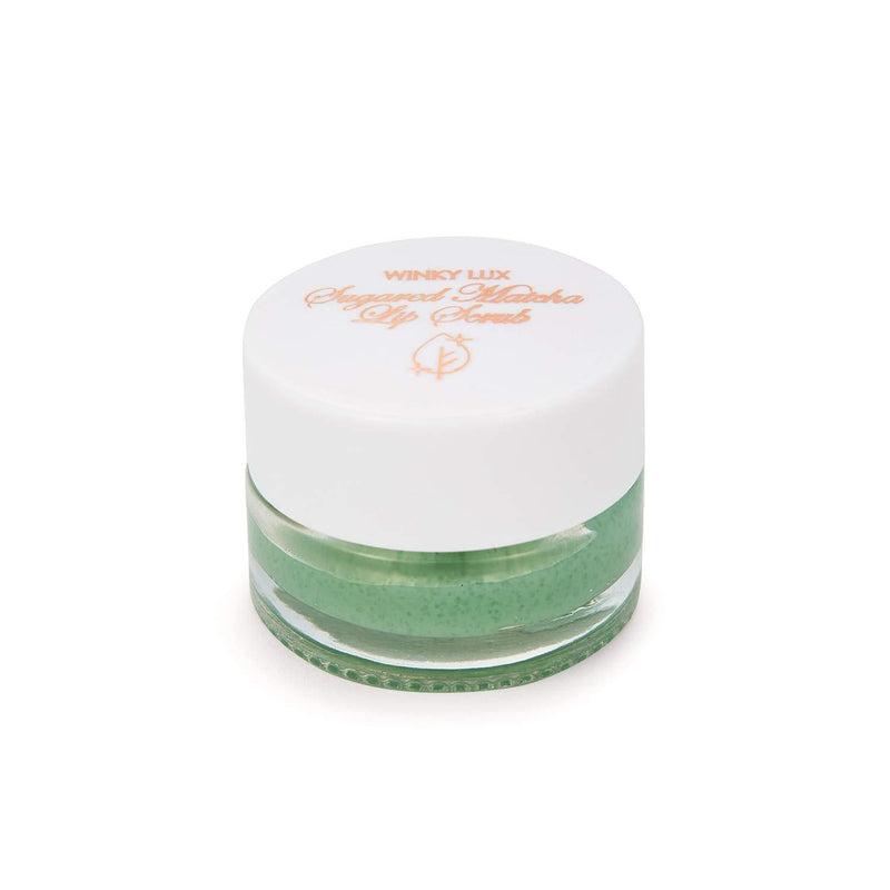 Winky Lux Sugared Matcha Lip Scrub | Exfoliating Lip Scrub with Green Tea Extract to Moisturize, Soften & Recharge Lips - BeesActive Australia