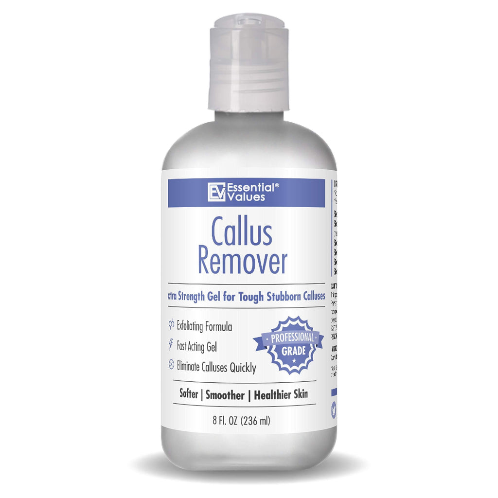 Callous Removers for Feet (8 OZ), Made in USA | Callus Gel Remover - Best For Use With Foot File, Pumice Stone, & Foot Scrubber, Fast Acting Formula with Eucamint Fragrance - BeesActive Australia