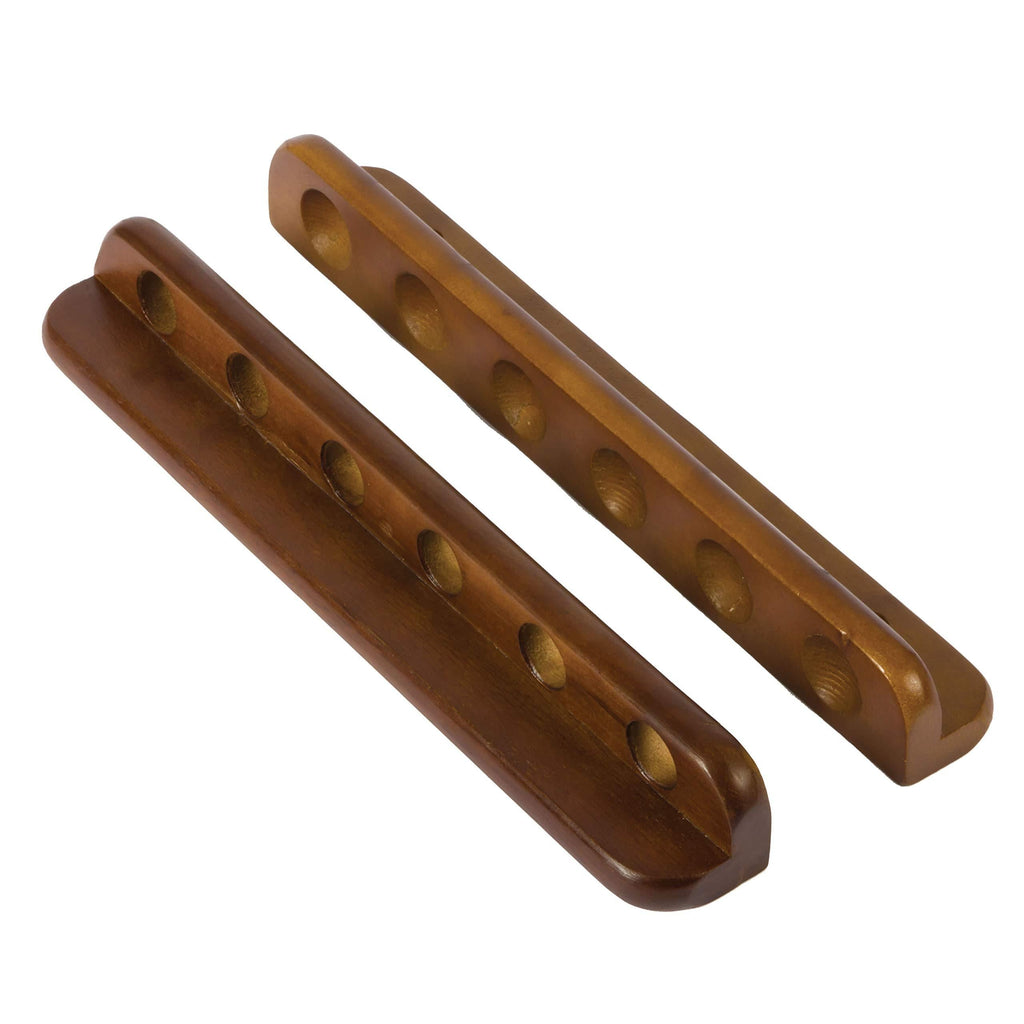 [AUSTRALIA] - Classic Sport Solid Wood CUE Wall Rack Holds Up to 6 Cues Wall Mounted + Hardware 