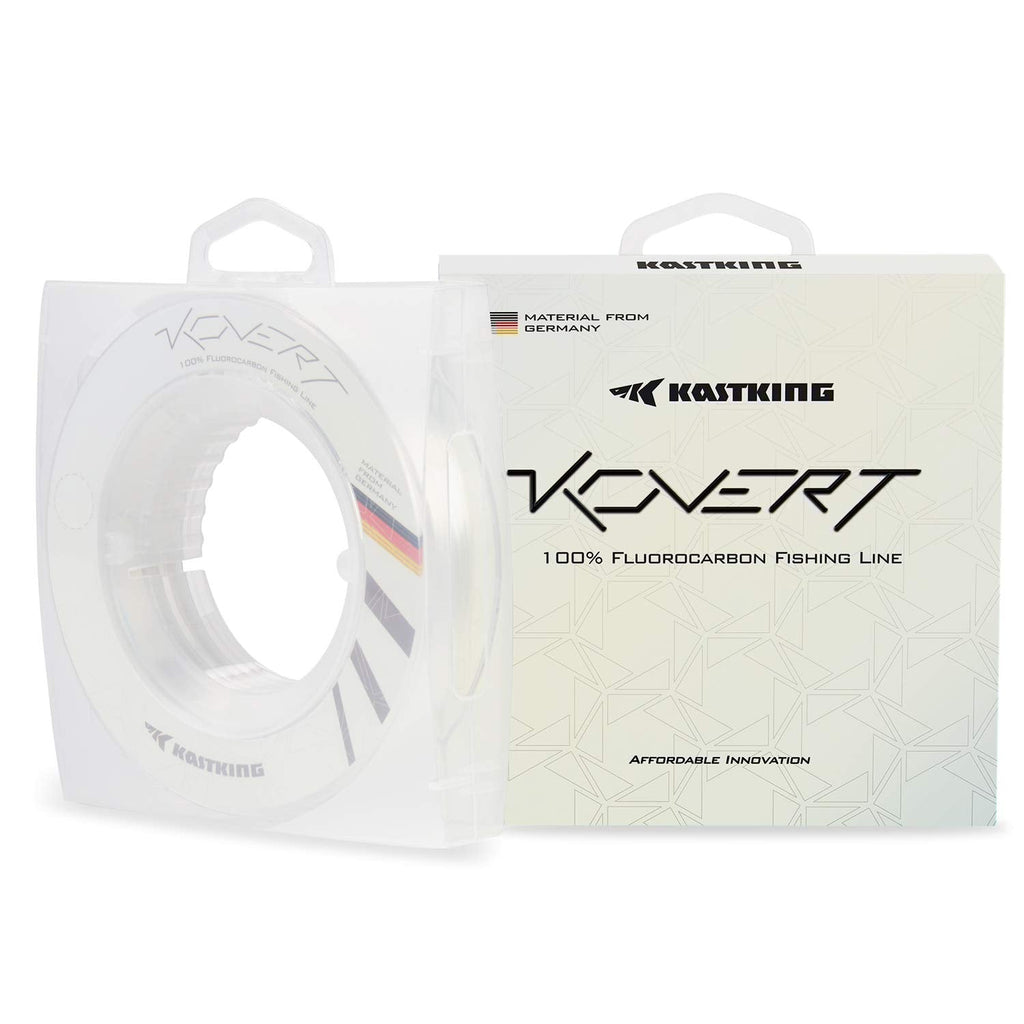 KastKing Kovert Fluorocarbon Fishing Line and Fluorocarbon Leader, Made in Germany, Virtually Invisible Under Water, Shock Resistant, Increased Sensitivity, Sinks Faster Than Mono, 100% Fluorocarbon Clear Line: 200Yard-15LB - BeesActive Australia