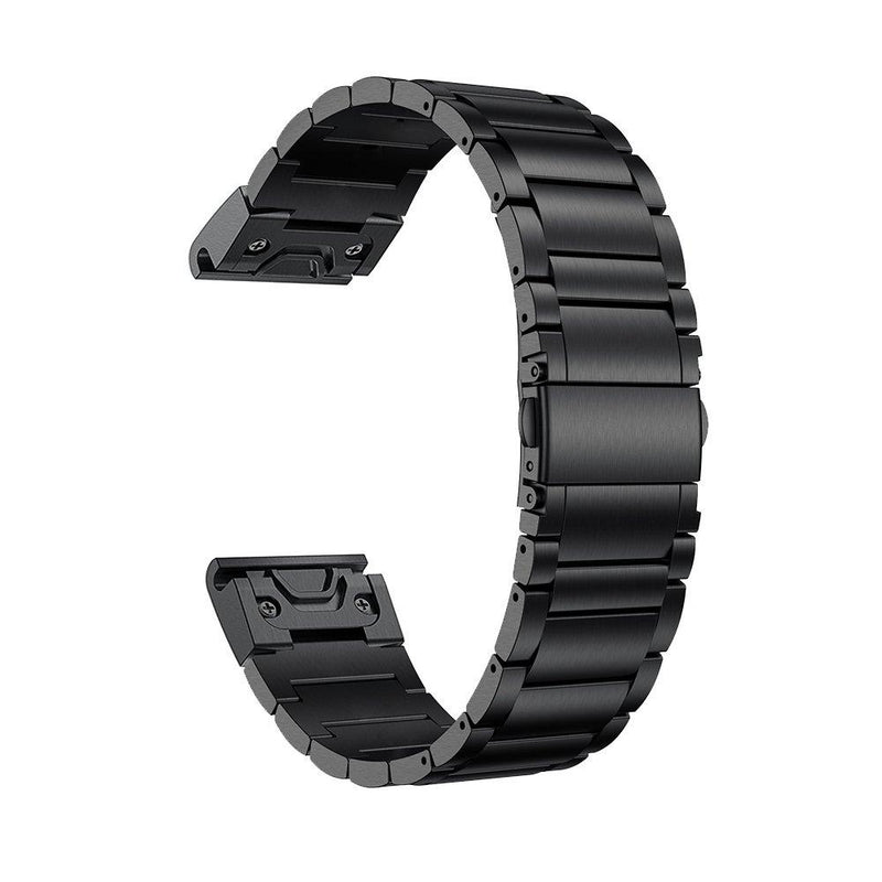 [AUSTRALIA] - LDFAS Fenix 6S/5S Band, 20mm Titanium Metal Quick Fit Watch Strap Compatible for Garmin Fenix 6S/6S Pro/5S/5S Plus/D2 Delta S, Black 