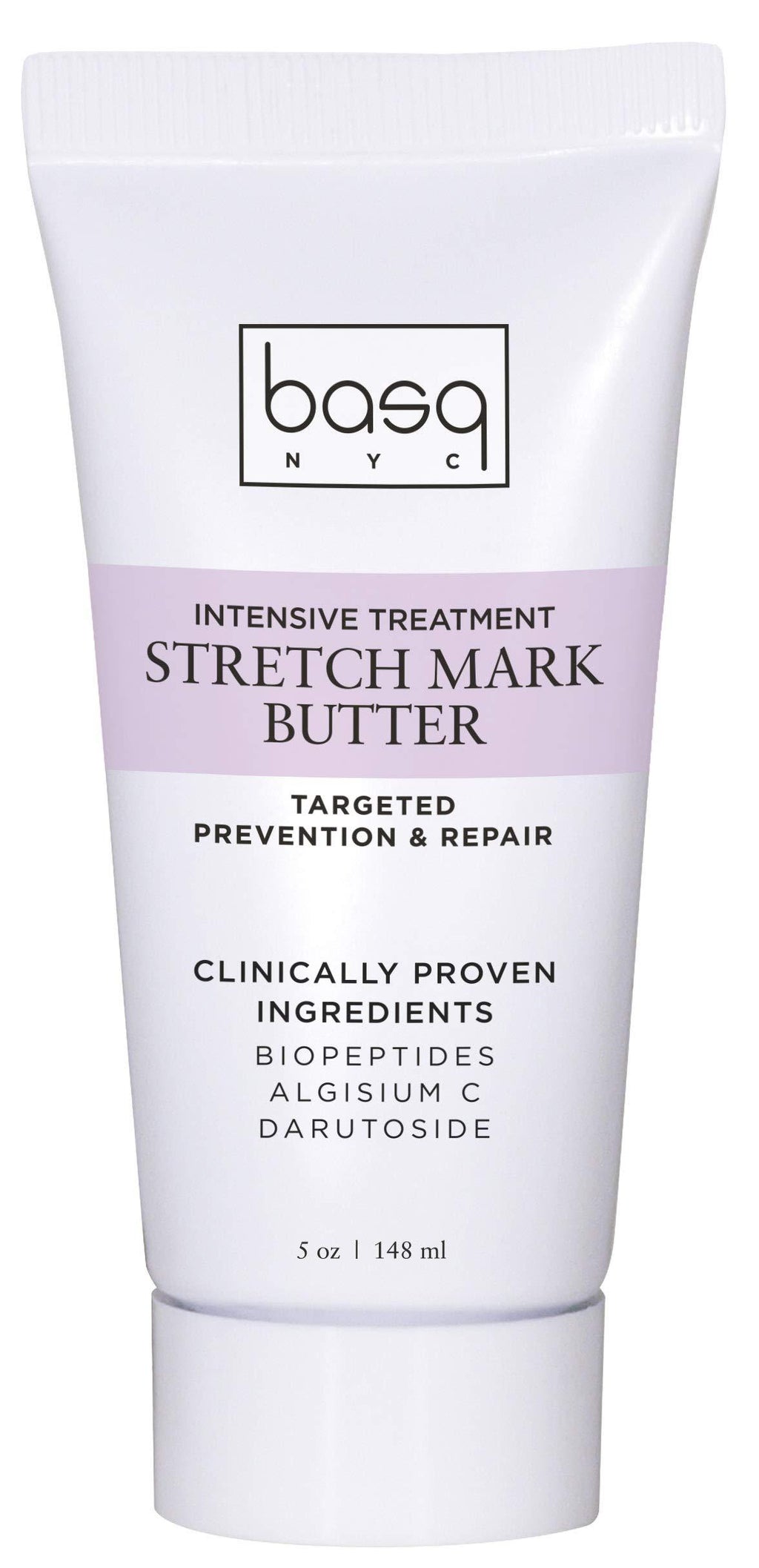 Basq NYC Intensive Treatment Stretch Mark Butter Tube- Treat Stretch Marks & Scars- Pregnancy Safe with Shea Butter - BeesActive Australia