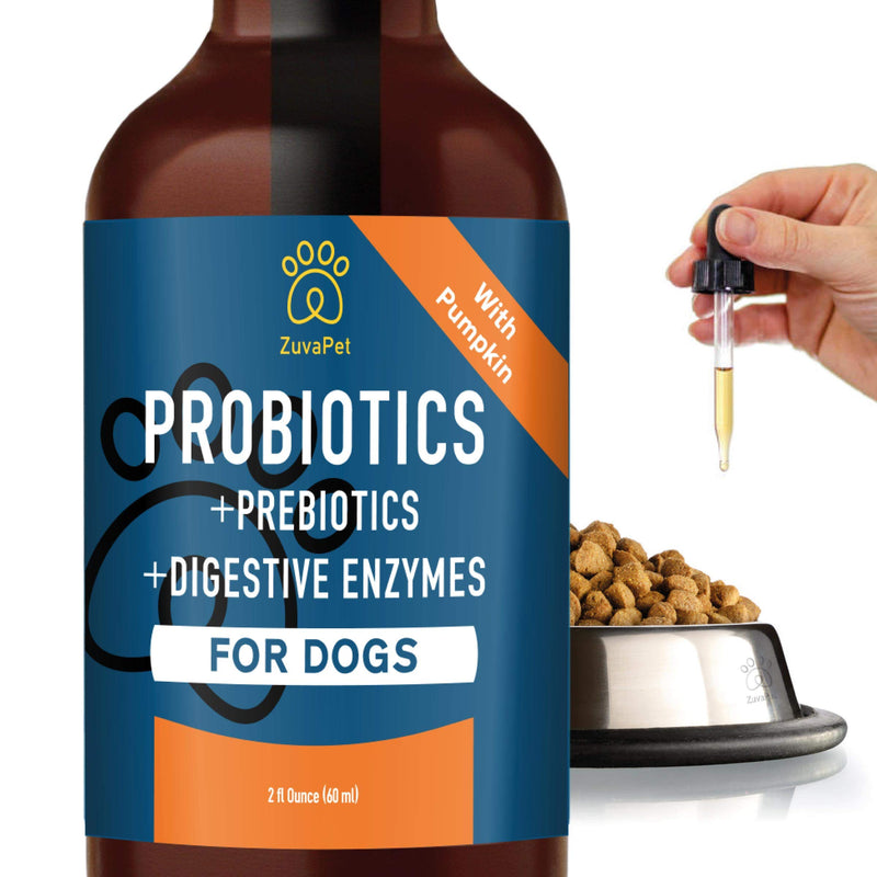 Probiotic for Dogs with Natural Digestive Enzymes. A Prebiotics + Digestive Enzyme Product for Dogs + Pumpkin. 120 Servings. Diarrhea & Upset Stomach Relief + Gas, Constipation, and Allergy Relief. - BeesActive Australia