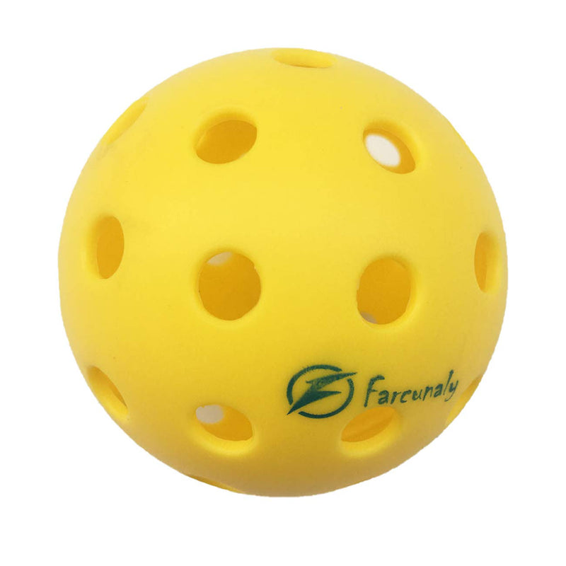 Pickleball Balls Farcunaly X1 40 Holes and X1 26 Holes, Durable Ball with Nice Bounce, Special Design for Outdoor and Indoor Courts (4 &8 Packs Available)- Bright Yellow 2 four packages - BeesActive Australia
