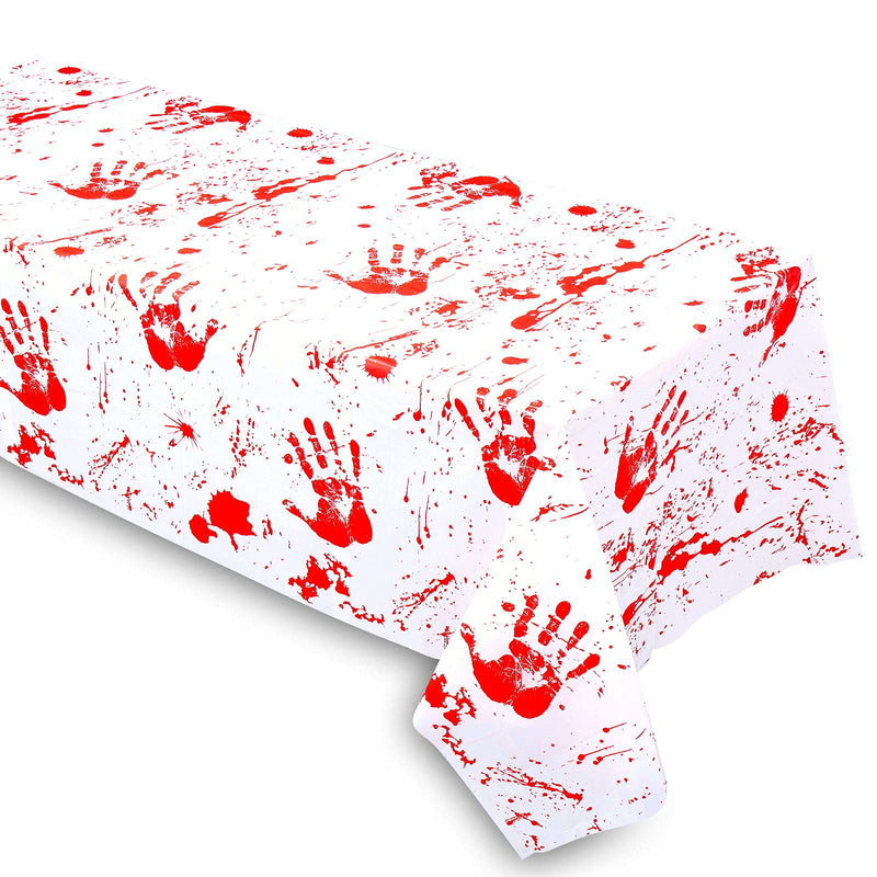 Halloween Decorations - Bloody Zombie Table Cover, Scary Tablecloth |102 ×51in| Halloween Party Supplies Decoration 1 - BeesActive Australia