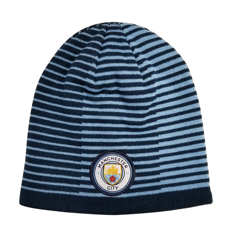 Icon Sports Manchester City F.C. Beanies One Size Blue & Navy - BeesActive Australia