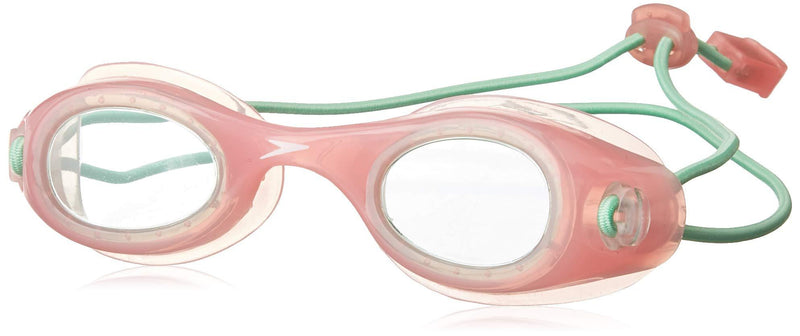 [AUSTRALIA] - Speedo Unisex-Child Swim Goggles Hydrospex Bungee Junior Ages 3-6 BLUSH/JADE 