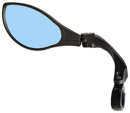 Hafny NEW Handlebar Bike Mirror, HD Glass Lens (Anti-glare Blue Left) HF-M902LB-FR01 Anti-glare Blue Left - BeesActive Australia