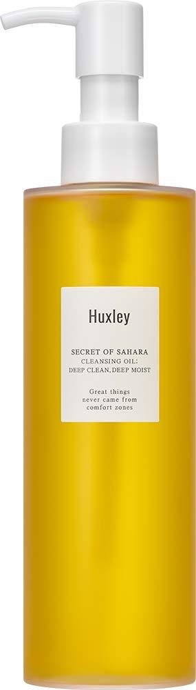 Huxley Secret of Sahara Cleansing Oil Deep Clean Deep Moist 6.76 fl oz | Korean Cleansing Oil Makeup Remover | All Skin Types - BeesActive Australia