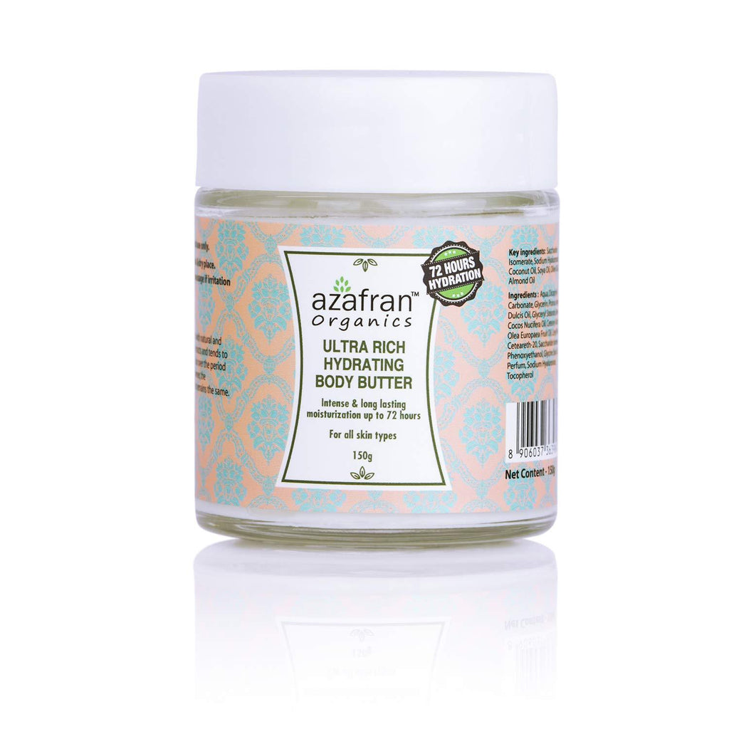 Azafran Organics Ultra Rich Hydrating Body Butter - BeesActive Australia