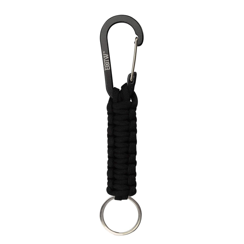 EOTW Paracord Keychain with Carabiner Heavy Duty Key Clip for Men Women Black - BeesActive Australia