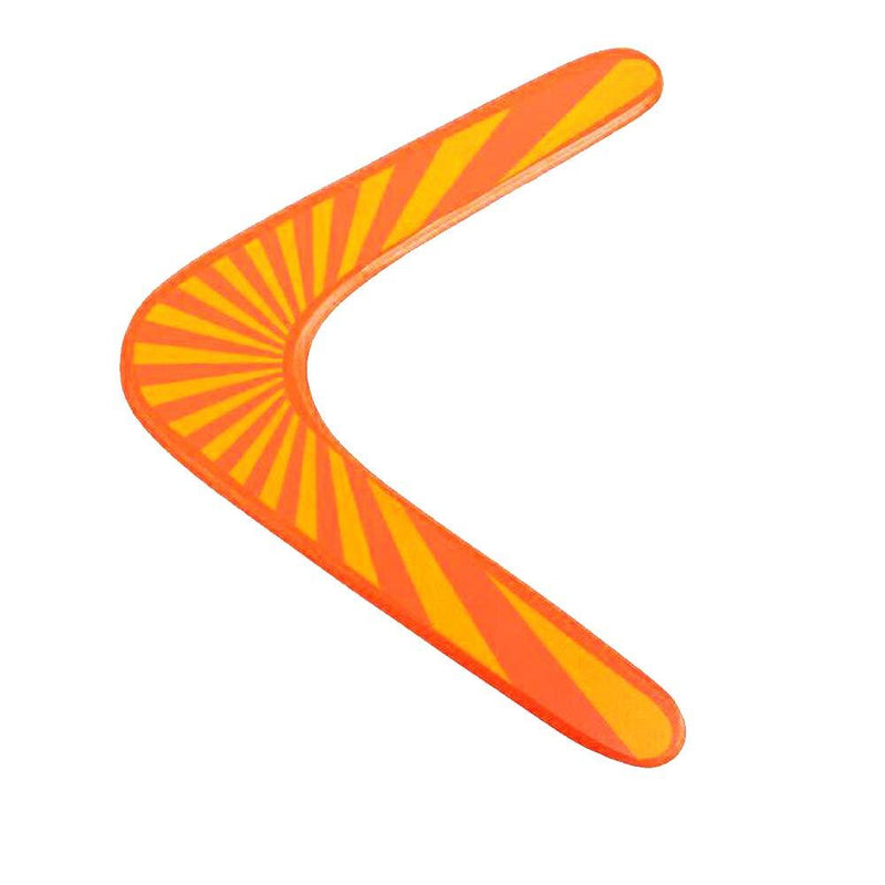 [AUSTRALIA] - JueDi Boomerang Wooden Boomerang Easy Returning Boomerang for Kids and Adults Above 8 Years Old Sports Orange 