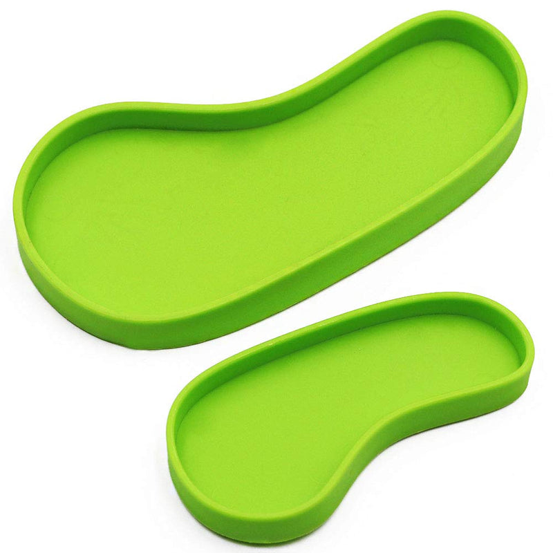 MACGOAL Set of 2 Shallow Reptile Dish Reptile Food Dish Turtle Feeding Bowl Tortoise Food Dish for Small Sulcatas Bearded Dragon Gecko Lizard - BeesActive Australia