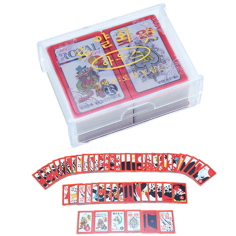 ROYAL Hwatu Korean Flower Card Game, Go-Stop Godori Luxury Hwatu(??) MINARI Movie PropsMin HWA Tu Hwato HWA to for The Royal House Game - BeesActive Australia