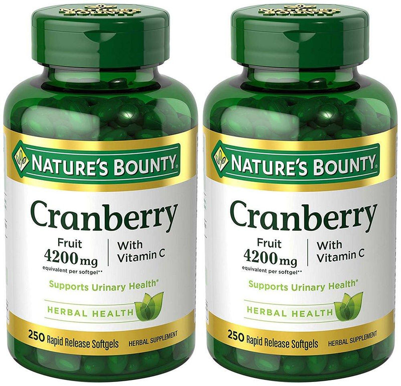 Cranberry with VIT C 4200 mg, 250 Softgels (2 Bottles) - BeesActive Australia