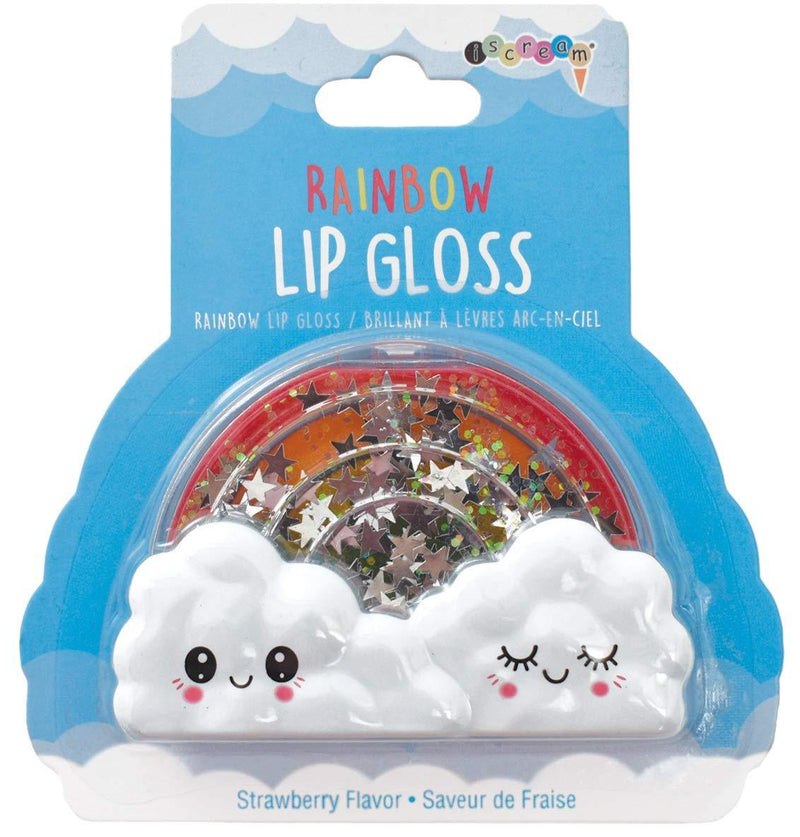 iscream Happiest Rainbow Strawberry Scented Solid Lip Gloss in Glitter Case - BeesActive Australia