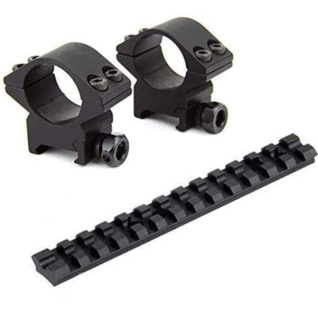 Gotical Machine 1" Low Profile Rifle Scope Rings for with Mossberg 500/590 Series Tactical Shotgun Mount (Pack of 2) (Pack of 2-1) - BeesActive Australia