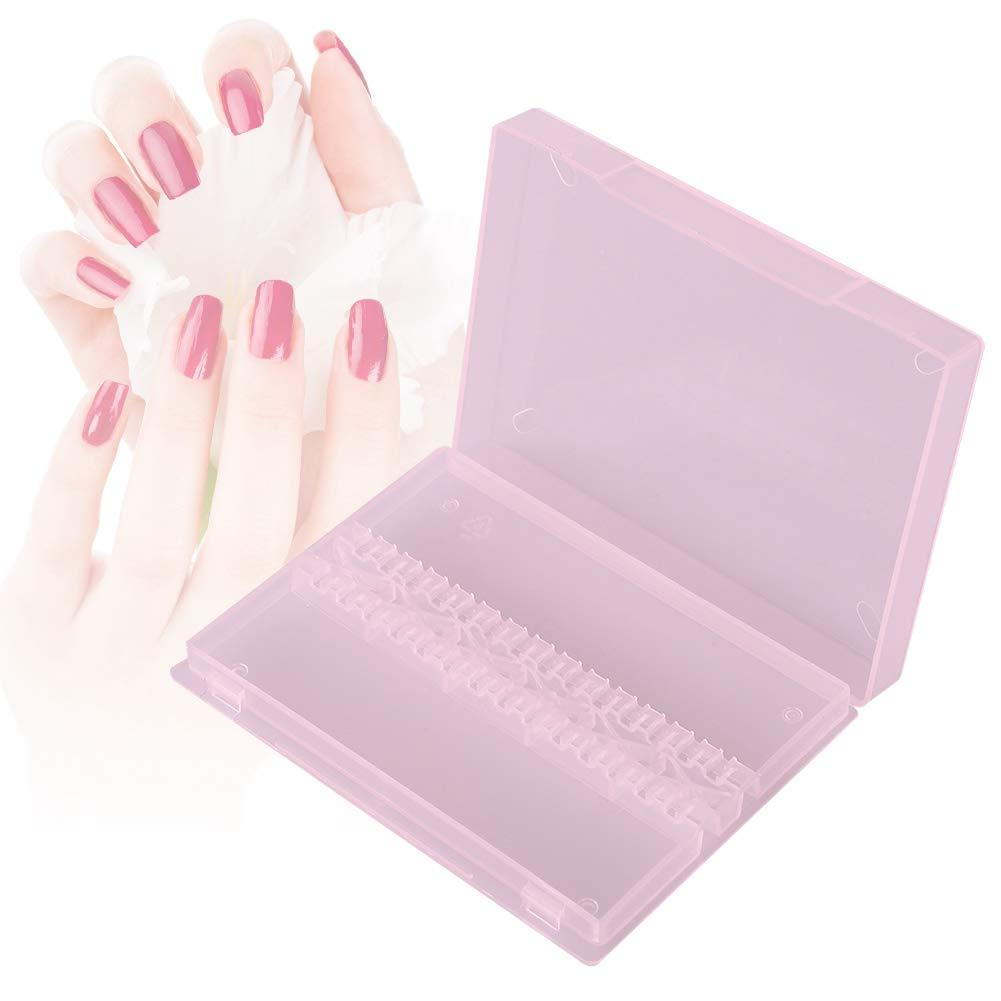 Nail Drill Bit Set, 14 Holes Nail Drill Bit Box, Professional Nail Art Polishing Grinding Drill Bit Holder Display Storage Box(02) 02 - BeesActive Australia