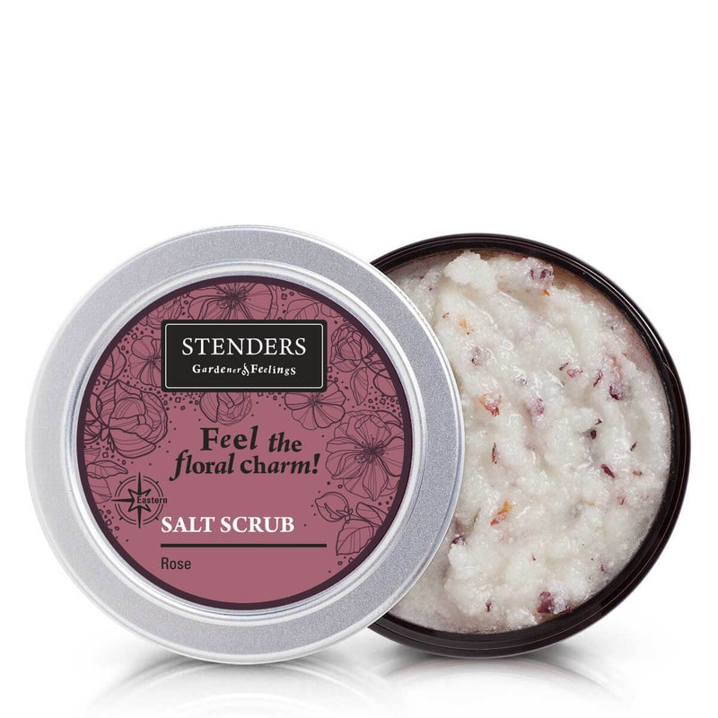 STENDERS Rose salt scrub (300g./10.6oz.) - BeesActive Australia