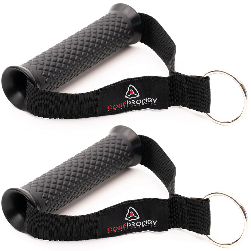Core Prodigy Heavy Duty Exercise Handles - Grip Attachments for Cable Machine Pulleys, Gym Equipment, Resistance Bands, and Weight Lifting Standard - BeesActive Australia