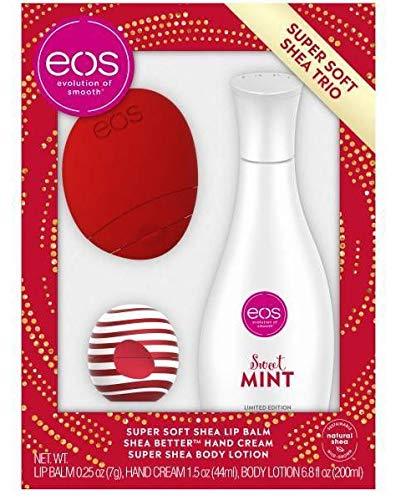 EOS Super Shea Sweet Mint Gift Set Limited Edition (Lip Balm, Hand and Body Lotion) - BeesActive Australia