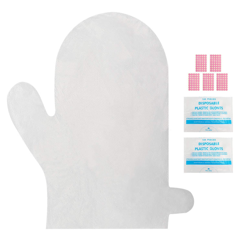 200pcs Plastic Paraffin Bath Bags for Hand, Segbeauty Larger and Thicker Paraffin Wax Hand Liners, Therabath Spa Mitt Glove Liners for Paraffin Wax Machine and Wax Treatment Large - BeesActive Australia