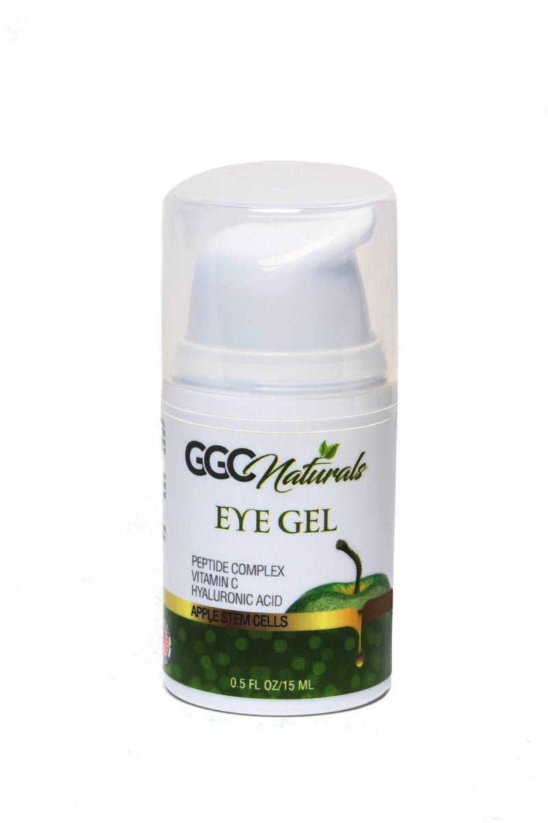 GGC Naturals Eye Gel for Appearance of Dark Circles, Puffiness, Wrinkles and Bags. - for Under and Around Eyes. Peptide Complex for anti-aging effect 0.5 fl oz - BeesActive Australia