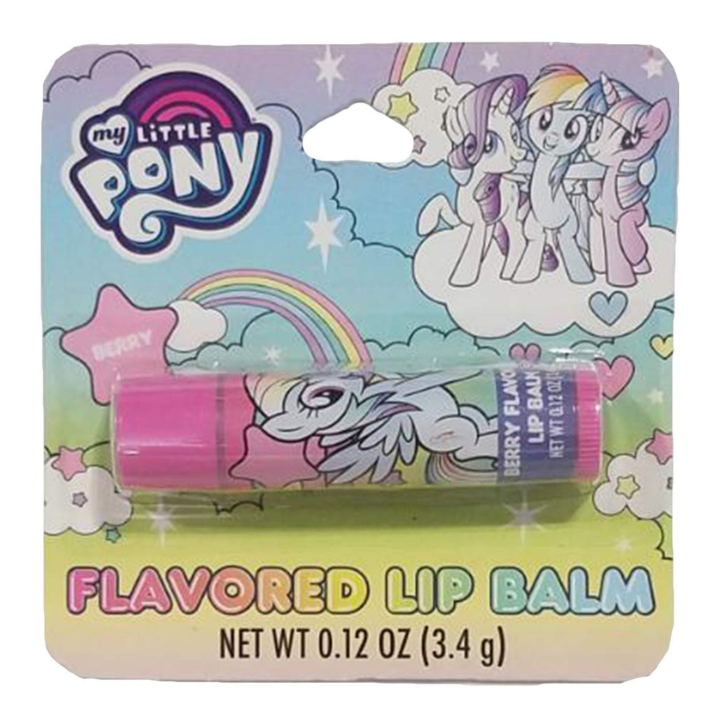 Taste Beauty (1) Stick My Little Pony Lip Balm - Berry Flavored - Pink Tube with Rainbow Dash - Net Wt. 0.12 oz - BeesActive Australia