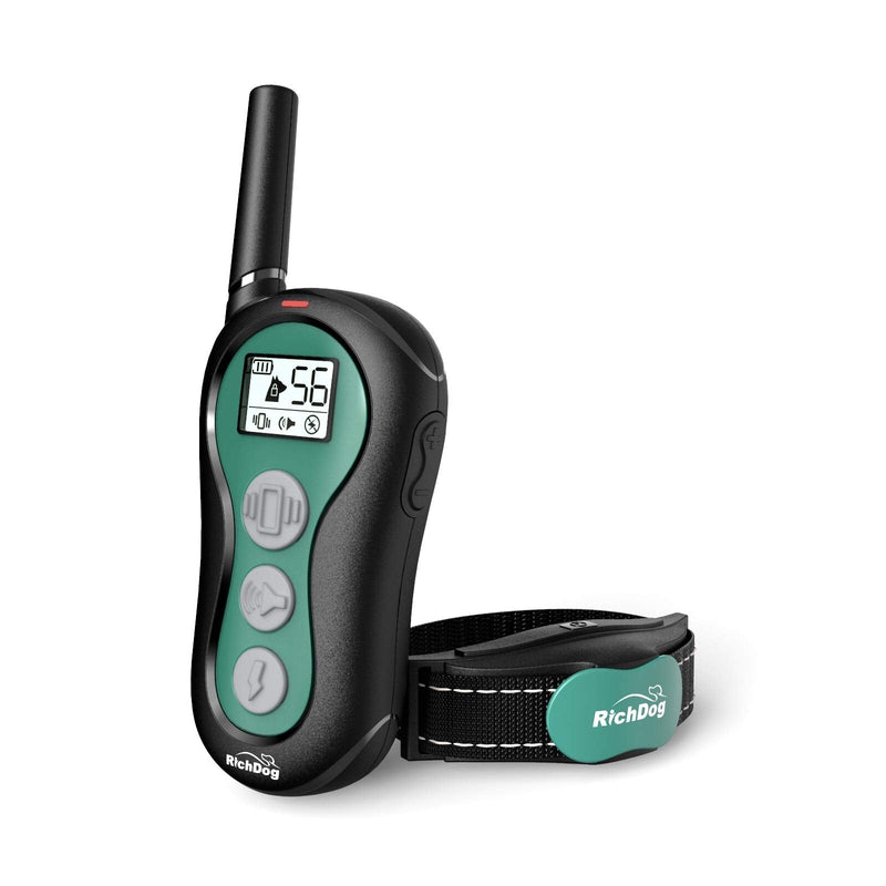 RICHDOG Dog Training Collar - Waterproof Dog Shock Collar with Remote Range Up to 1000ft, 1~99 Levels Beep, Vibration, Shock Modes, Rechargeable Dog Collar for Large Medium Small Dogs, Safe Large Dogs - BeesActive Australia