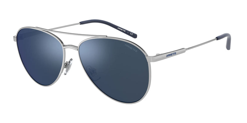 ARNETTE Men's An3085 Sidecar Pilot Sunglasses Blue Mirrored Blue 58 Millimeters - BeesActive Australia