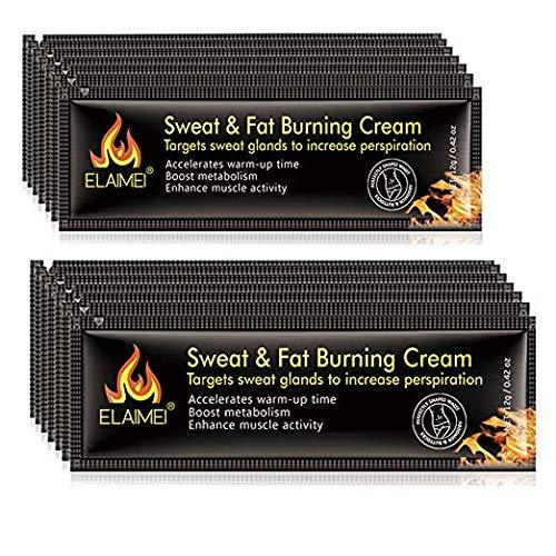 Hot Cream (10 pack), Slim Cream Portable Workout Enhancer Sweat Slim Cream, Fat Burning Cream for Women and Men for Weight Loss Orange - BeesActive Australia