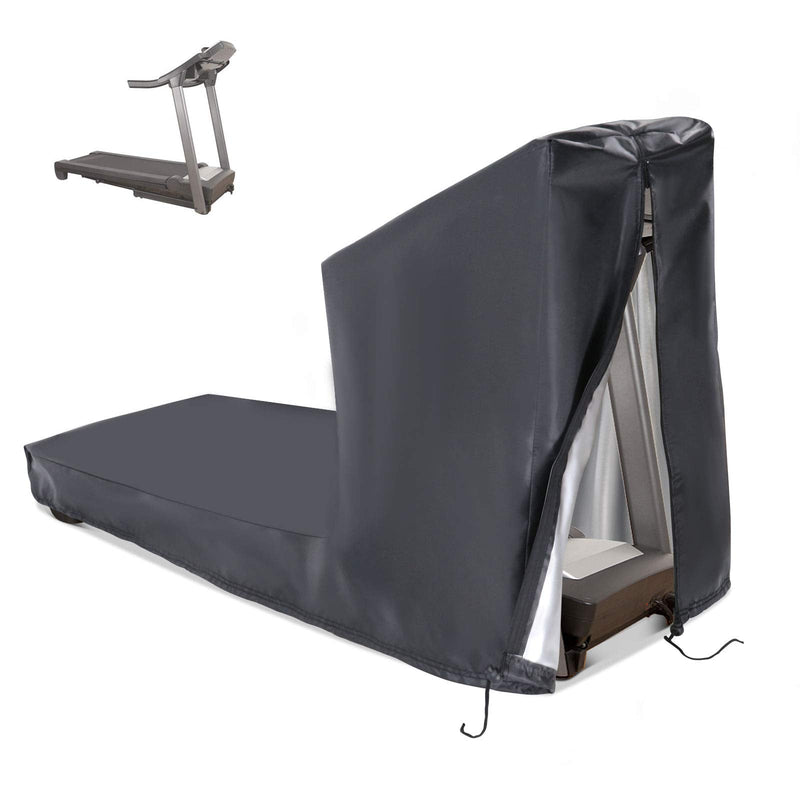 Onlyme Treadmill Covers for Non-Folding Home Running Machines with Zipper & Drawstring, Black Small: 65x30x55 inch - BeesActive Australia