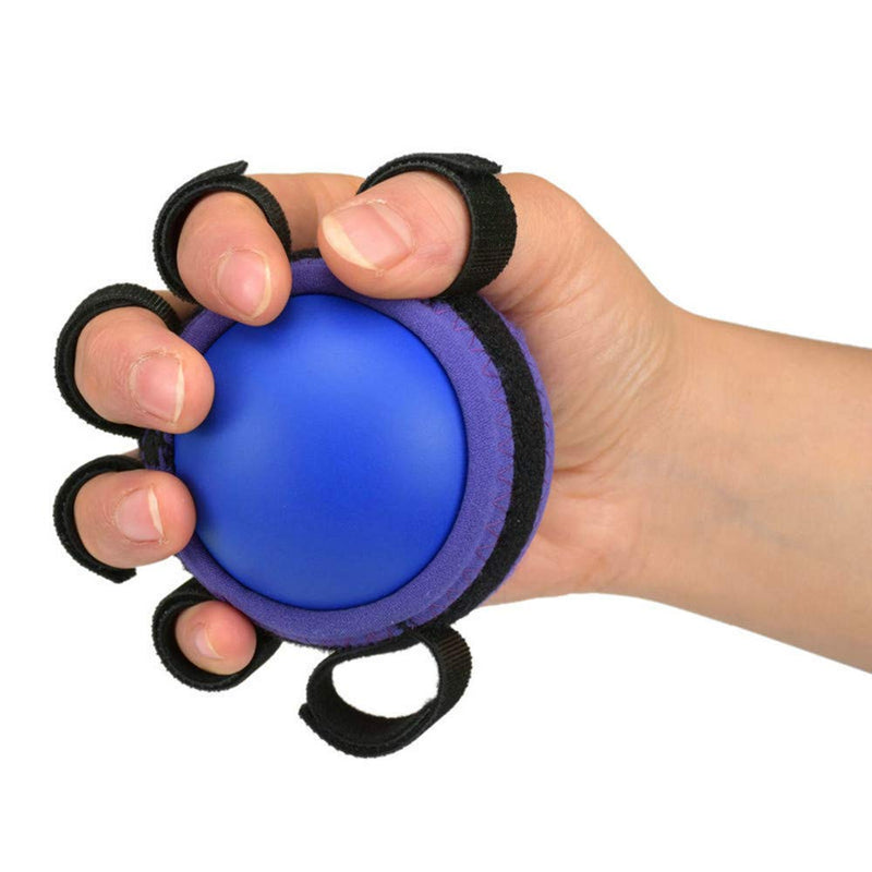 Wrist gyro Ball, Five Finger Grip Ball Stroke Hemiplegia Rehabilitation Training Equipment Elderly Exercise Finger Strength Wrist Grip Force Grip - BeesActive Australia