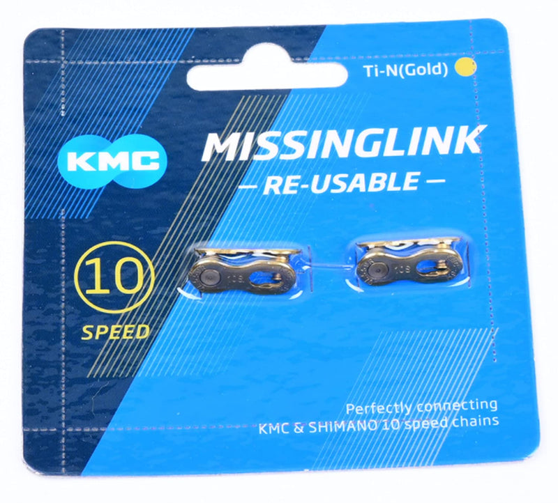 KMC Missing Link 7,8,9,10,11,12 Speed Silver/Gold (New Blue Packing) - BeesActive Australia