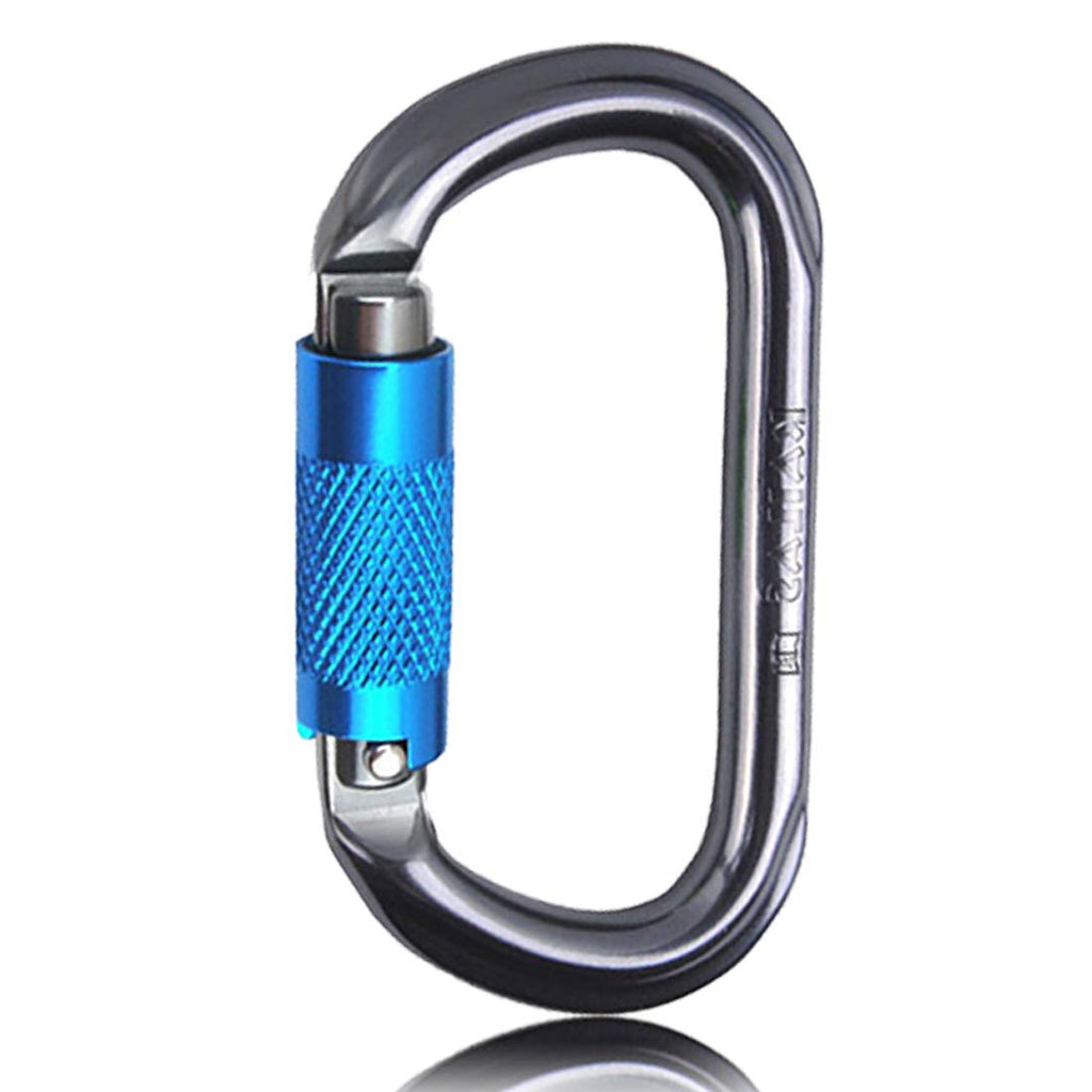 KAILAS CE Certified Oval Auto Locking Carabiner Constructed for Rock Climbing Mountaineering and Rescure Standard Alumimun Auto Lock Gate with Major Axis Strength 25KN - BeesActive Australia