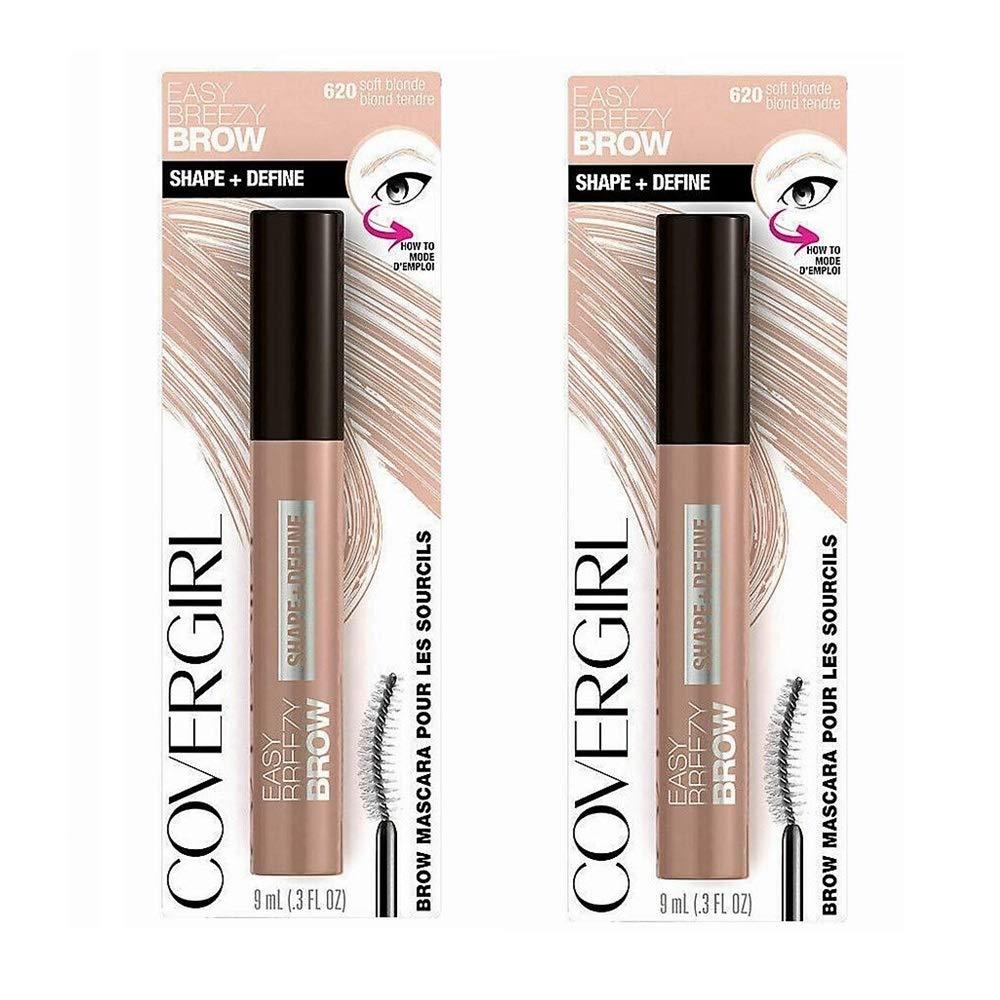 Pack of 2 CoverGirl Easy Breezy Brow Shape & Define Mascara, Soft Blonde 620 - BeesActive Australia