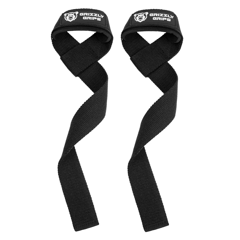 Grizzly Grips - Lifting Straps for Weightlifting, Bodybuilding, Powerlifting, Strength Training, and Deadlifts - Premium Neoprene Padded Cotton Straps - BeesActive Australia