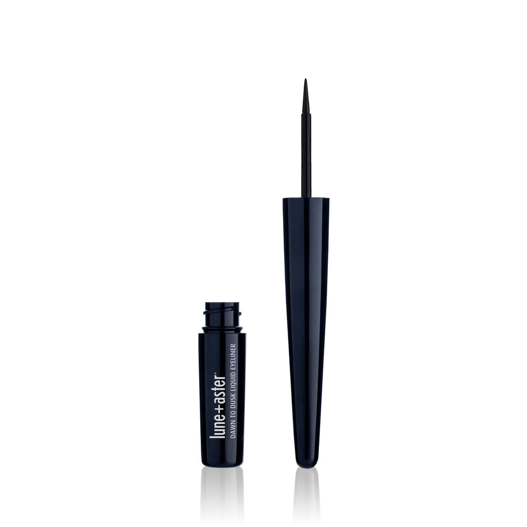 Lune+Aster Dawn to Dusk Liquid Eyeliner - High-impact, jet black liquid eyeliner creates a smooth, ultra-defined line in a single swipe - BeesActive Australia