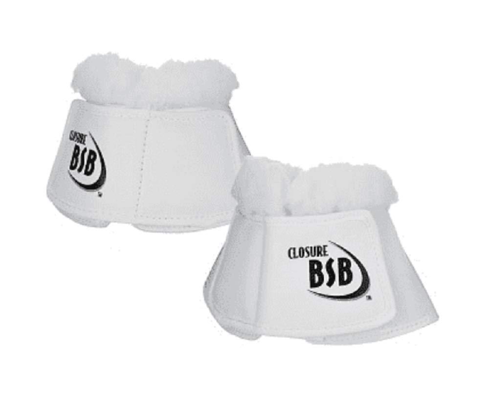 [AUSTRALIA] - Dressage Sport Boots BSB Bell Sport Boot Glossy with Fleece, White, Large 